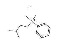 N-isopentyl-N,N-dimethyl-anilinium, iodide Structure