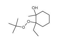 2-(tert-butylperoxy)-2-ethyl-1-methylcyclohexanol结构式