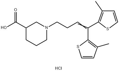 Racemic Tiagabine Hydrochloride Mixture结构式
