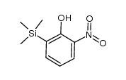 2-nitro-6-(trimethylsilyl)phenol Structure