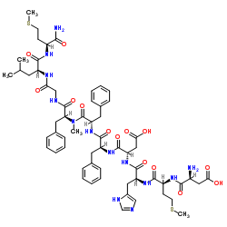 (N-Me-Phe7)-Neurokinin B trifluoroacetate salt结构式