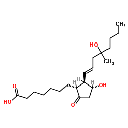 Misoprostol acid structure