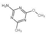 2-氨基-4-甲氧基-6-甲基-1,3,5-三嗪结构式