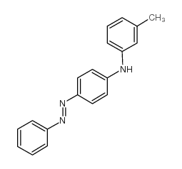 N-(3-甲苯基)-N-[(4-苯基偶氮)苯基]胺结构式