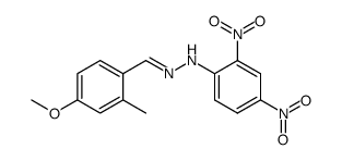 N-(2,4-Dinitro-phenyl)-N'-[1-(4-methoxy-2-methyl-phenyl)-meth-(Z)-ylidene]-hydrazine Structure