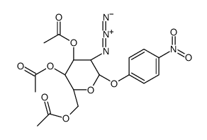 3,4,6-Tri-O-acetyl-p-Nitrophenyl 2-Azido-2-deoxy-α-D-galactopyranoside结构式