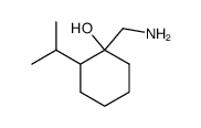Cyclohexanol,1-(aminomethyl)-2-(1-methylethyl)-(9CI) Structure