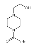 4-(2-羟基乙基)哌嗪-1-羧酸胺结构式