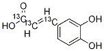 Caffeic Acid-13C3 structure