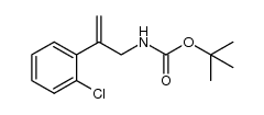 tert-butyl [2-(2-chlorophenyl)prop-2-en-1-yl]carbamate结构式