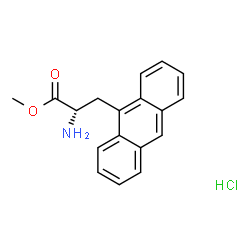 (S)-ALPHA-AMINO-9-ANTHRACENEPROPANOIC ACID METHYL ESTER HYDROCHLORIDE structure