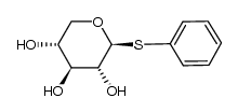 S-phenyl 1-deoxy-1-thio-β-D-xylopyranoside结构式