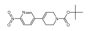 tert-butyl 4-(6-nitropyridin-3-yl)-5,6-dihydropyridine-1(2H)-carboxylate Structure