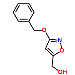 (3-(苄氧基)异恶唑-5-基)甲醇结构式
