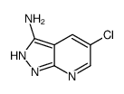 5-氯-1H-吡唑并[3,4-b]吡啶-3-胺结构式