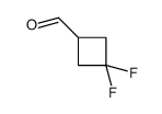 3,3-difluorocyclobutane-1-carbaldehyde结构式