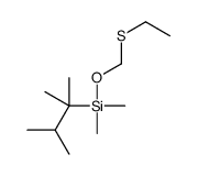 2,3-dimethylbutan-2-yl-(ethylsulfanylmethoxy)-dimethylsilane Structure