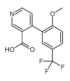 4-[2-methoxy-5-(trifluoromethyl)phenyl]pyridine-3-carboxylic acid Structure
