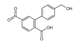 2-[4-(hydroxymethyl)phenyl]-4-nitrobenzoic acid Structure