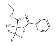 Ethyl 2-benzoylamino-2-hydroxy-3,3,3-trifluoropropionate Structure