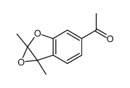 1-(1a,6b-dimethyloxireno[2,3-b][1]benzofuran-4-yl)ethanone结构式