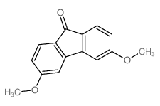 3,6-dimethoxyfluoren-9-one Structure