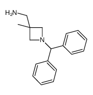 (1-二苯甲基-3-甲基氮杂啶-3-基)甲胺结构式