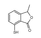 7-mercapto-3-methyl-3H-isobenzofuran-1-one Structure