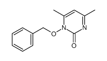 4,6-dimethyl-1-phenylmethoxypyrimidin-2-one Structure