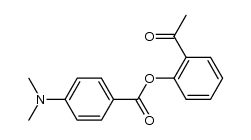 2-acetylphenyl 4-(dimethylamino)benzoate Structure