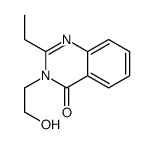 2-ethyl-3-(2-hydroxyethyl)quinazolin-4-one结构式