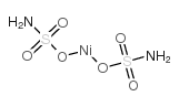 氨基磺酸镍(II)水合物结构式