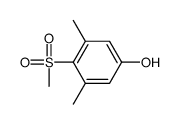 3,5-dimethyl-4-methylsulfonylphenol Structure