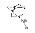 Hexamethylenetetramine tribromide Structure