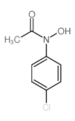 Acetamide,N-(4-chlorophenyl)-N-hydroxy- structure