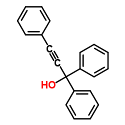 1,1,3-三苯基-2-丙炔-1-醇结构式