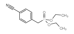 (4-氰苄基)膦酸二乙酯结构式