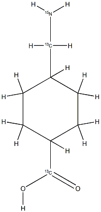 [13C2,15N]-顺式-氨甲环酸结构式