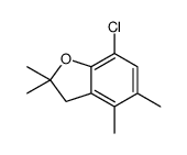 7-chloro-2,2,4,5-tetramethyl-3H-1-benzofuran Structure
