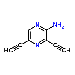 3,5-二甲基吡嗪-2-胺结构式