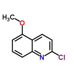 2-氯-5-甲氧基喹啉结构式