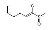 1-chloro-1-methylsulfinylhex-1-ene结构式