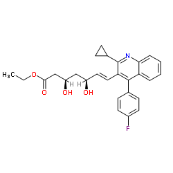 Pitavastatin ethyl ester structure