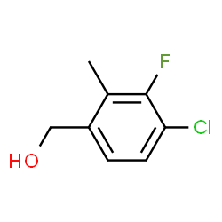 4-Chloro-3-fluoro-2-methylbenzyl alcohol structure