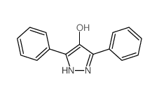3,5-diphenyl-1H-pyrazol-4-ol Structure