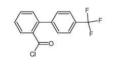 4'- (trifluoromethyl)- [1,1'- [BIPHENYL]-2-CARBONYL] chloride Structure