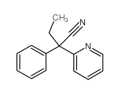 2-PHENYL-2-PYRIDIN-2-YL-BUTYRONITRILE Structure