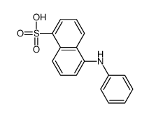 5-anilinonaphthalene-1-sulfonic acid结构式