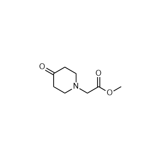 2-(4-氧代哌啶-1-基)乙酸甲酯结构式
