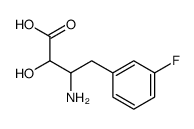 3-amino-4-(3-fluorophenyl)-2-hydroxybutanoic acid Structure